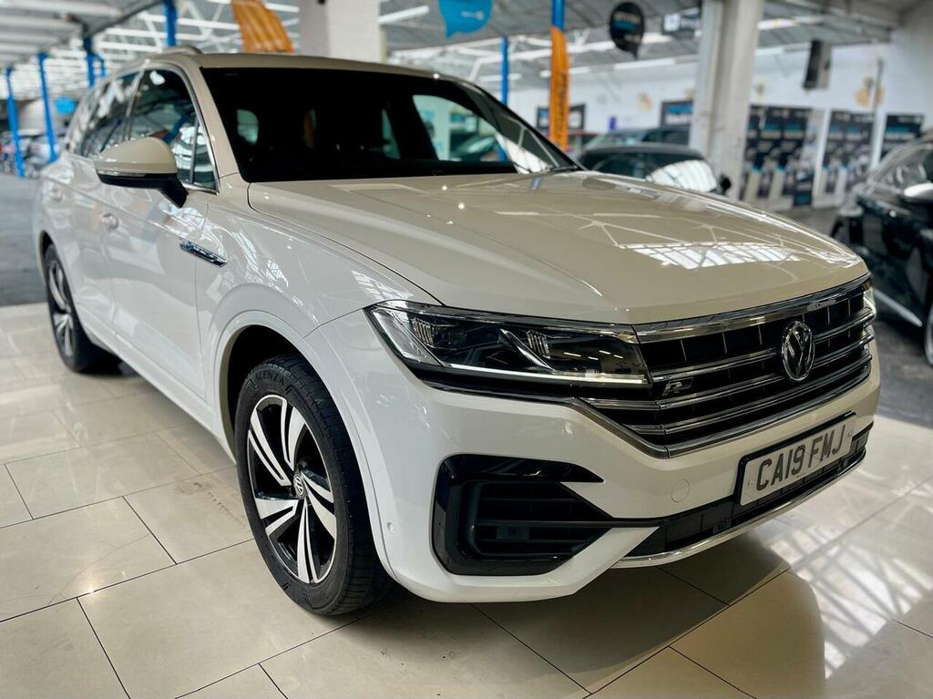 Volkswagen Touareg Tdi V6 R-line Tech White #6