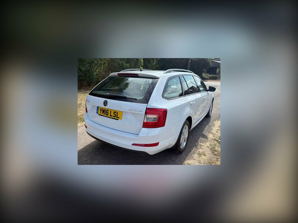 Skoda Octavia 1.6 Tdi Se L Dsg Euro 6 Ss White