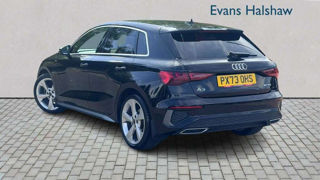 Audi A3 35 Tdi S Line S Tronic 2023 PX73OHS Black #3