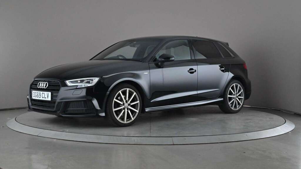 Audi A3 30 Tdi 116 Black Edition 2019 DG69CLV Black #3
