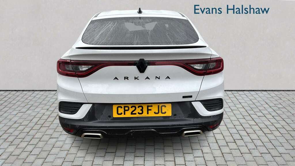 Renault Arkana 1.6 E-tech Full Hybrid 145 Engineered 202 CP23FJC White #4