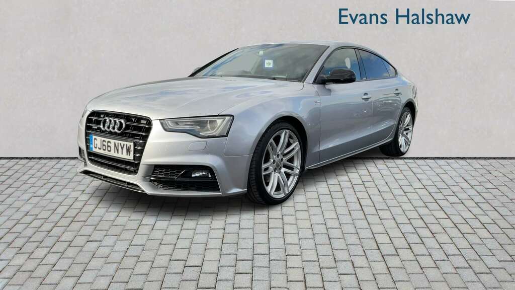 Audi A5 2.0 Tdi 190 Quattro Black Ed Plus S Tronic 5St GJ66NYW Silver #3