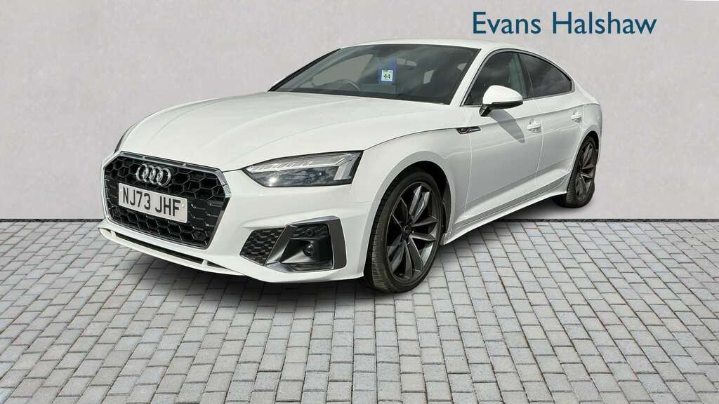 Audi A5 35 Tdi S Line S Tronic 2023 NJ73JHF White #3