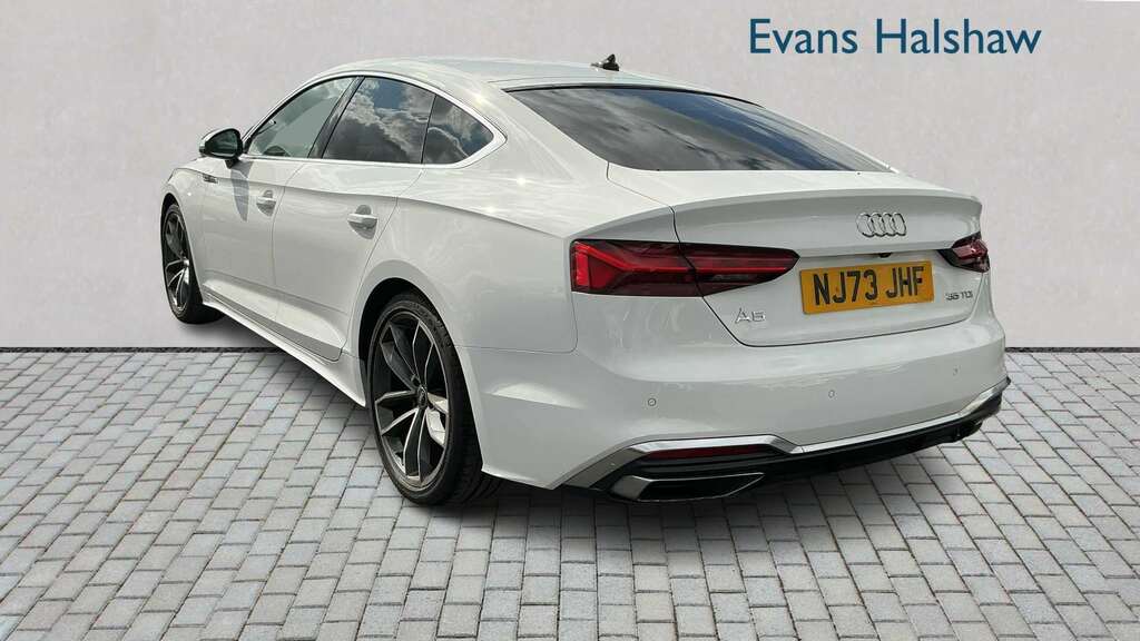 Audi A5 35 Tdi S Line S Tronic 2023 NJ73JHF White #4