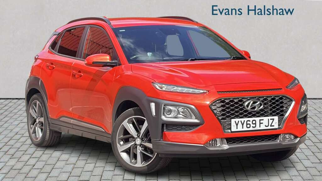Hyundai Kona 1.0T Gdi Blue Drive Premium Se 2019 Orange