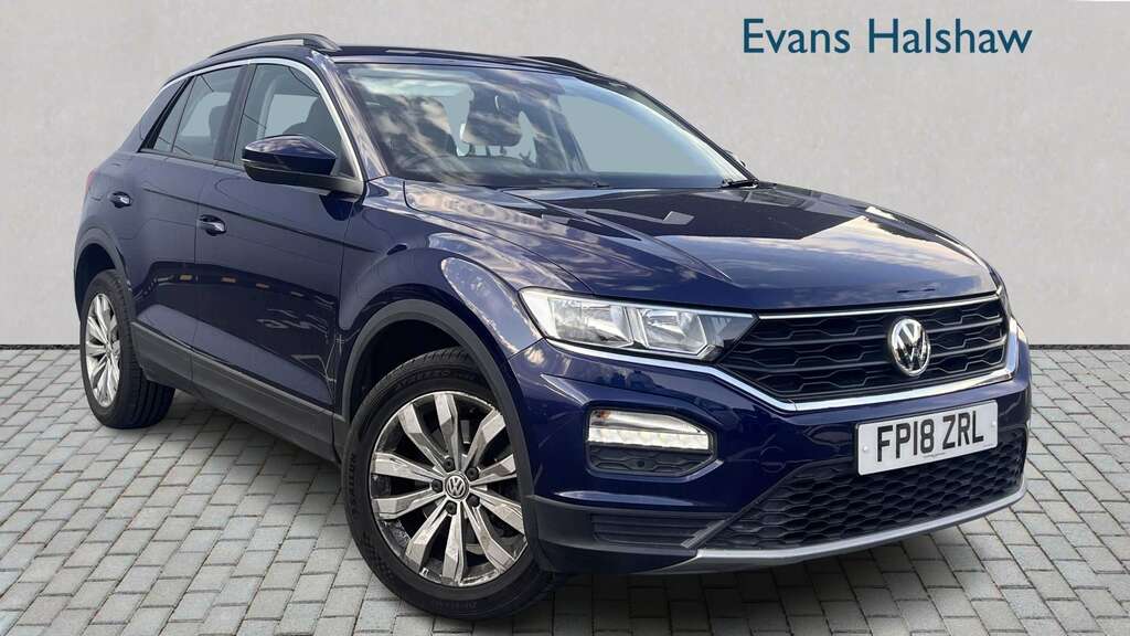 Volkswagen T-Roc 1.0 Tsi Se 2018 Blue