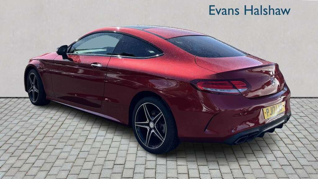 Mercedes-Benz C Class C250d Amg Line Premium Plus 2017 PJ17LKP Red #2