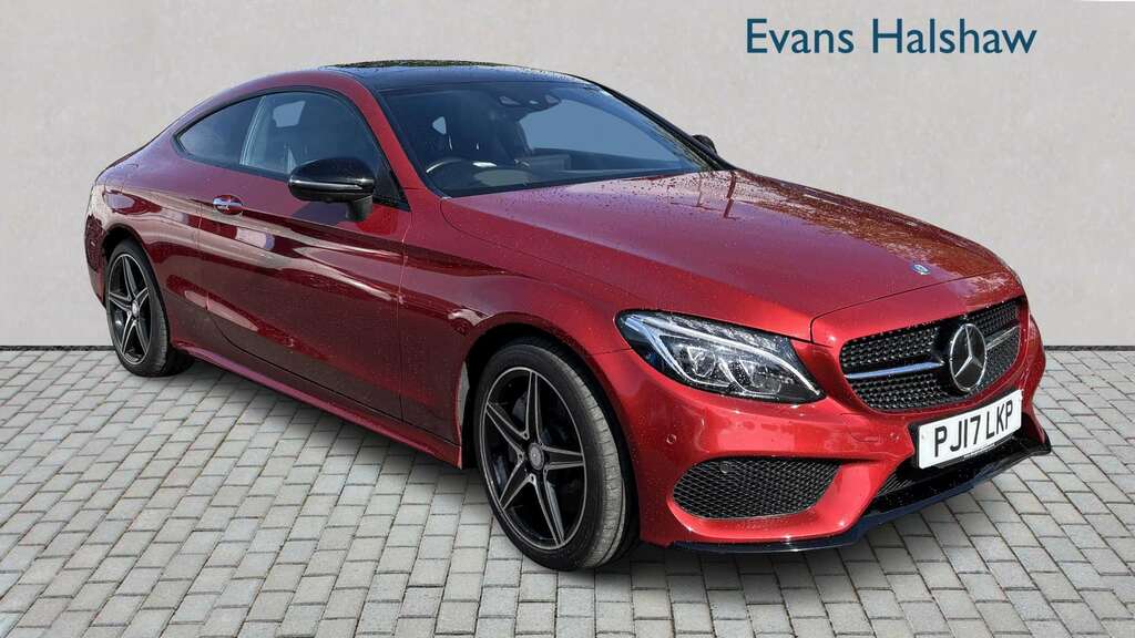 Mercedes-Benz C Class C250d Amg Line Premium Plus 2017 Red