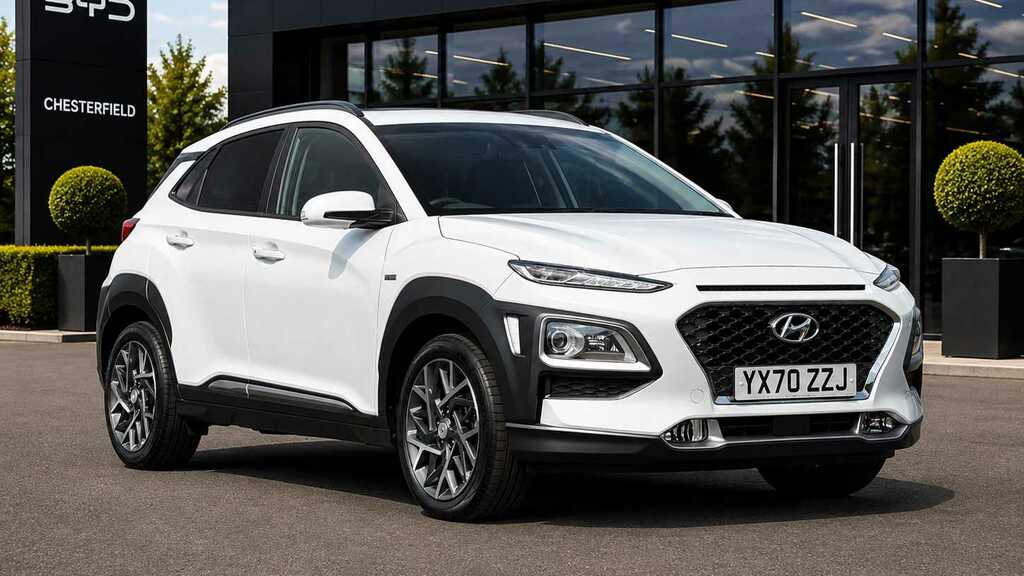 Hyundai Kona 1.6 Gdi Hybrid Premium Se Dct 2020 White