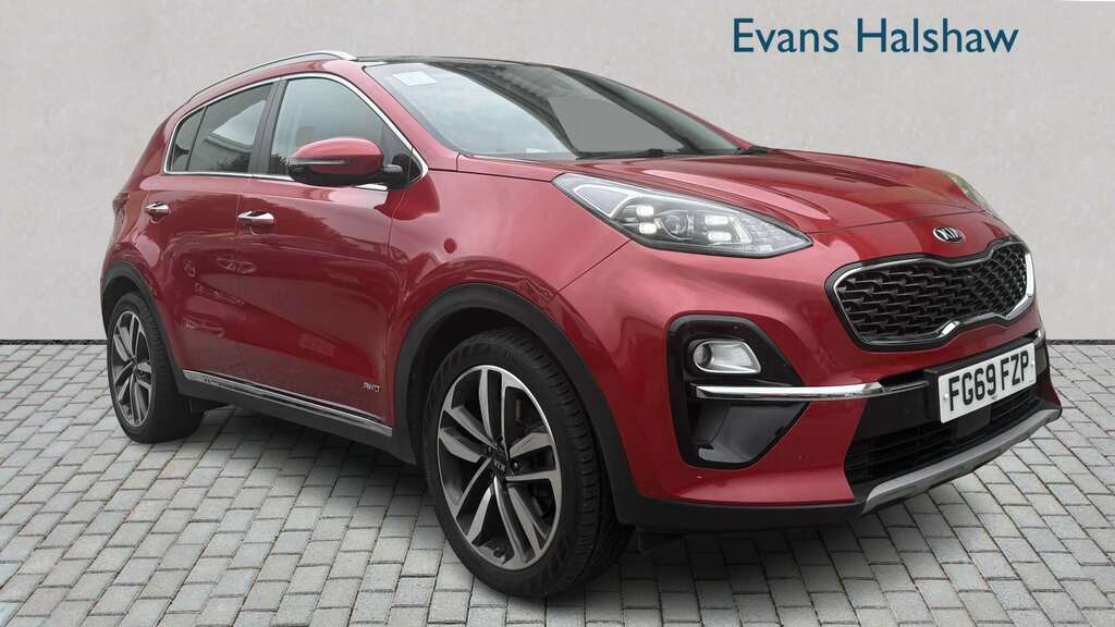 Kia Sportage 1.6T Gdi Isg 4 Dct Awd 2019 Red