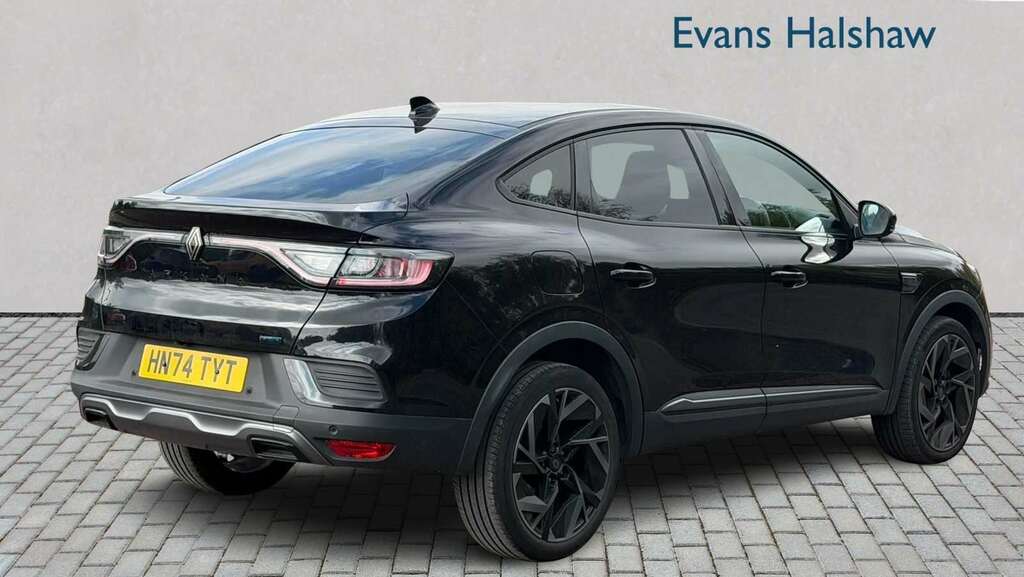 Renault Arkana 1.6 E-tech Fhev 145 Esprit Alpine 2024 HN74TYT Black #3
