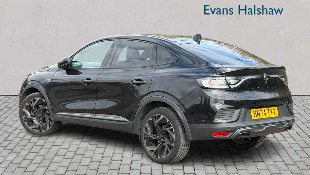 Renault Arkana 1.6 E-tech Fhev 145 Esprit Alpine 2024 HN74TYT Black #4