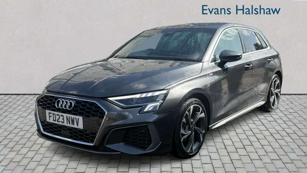 Audi A3 30 Tfsi S Line 2023 FD23NWV Grey #2