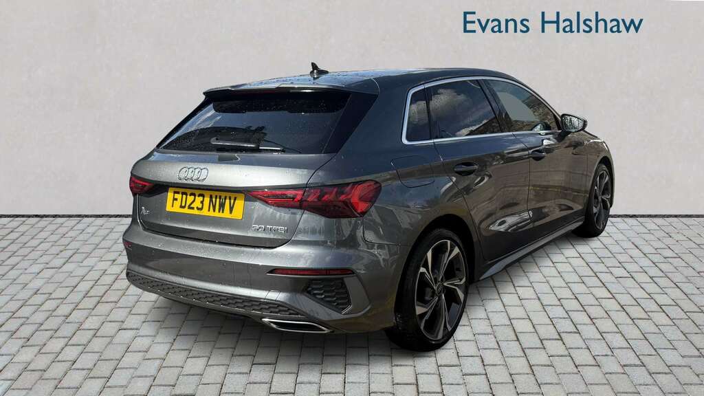 Audi A3 30 Tfsi S Line 2023 FD23NWV Grey #4