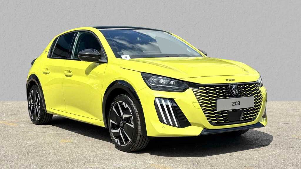 Peugeot e-208 115Kw Gt 51Kwh 2025 Yellow