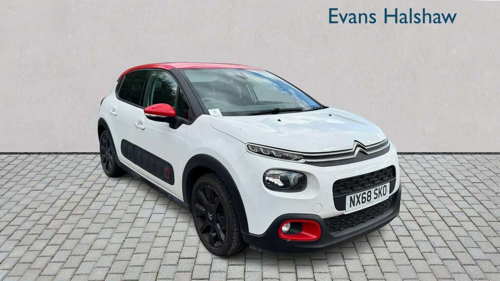 Citroen C3 1.2 Puretech 82 Flair 2018 NX68SKO White