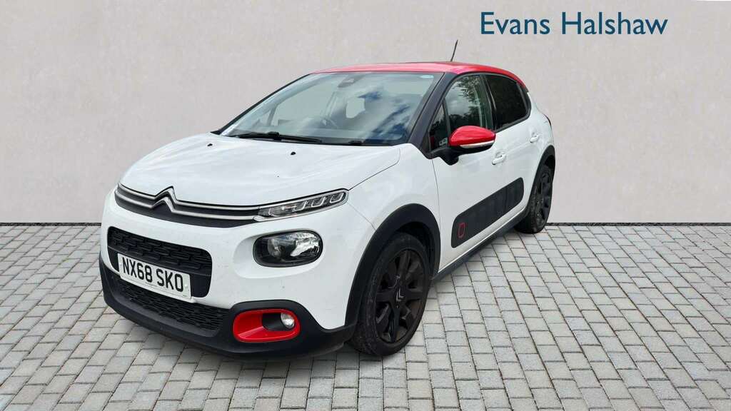 Citroen C3 1.2 Puretech 82 Flair 2018 NX68SKO White #3