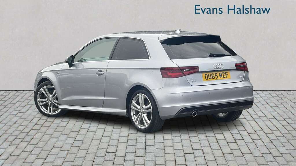 Audi A3 1.6 Tdi 110 S Line S Tronic Nav 2015 Silver #2