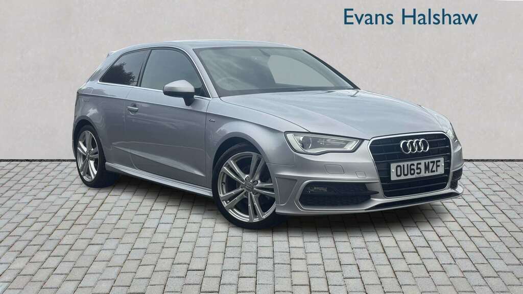 Audi A3 1.6 Tdi 110 S Line S Tronic Nav 2015 Silver