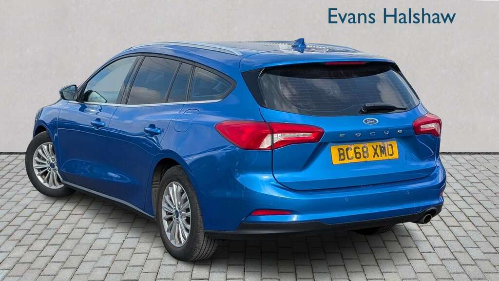 Ford Focus 1.0 Ecoboost 125 Titanium 2018 BC68XMO Blue #2