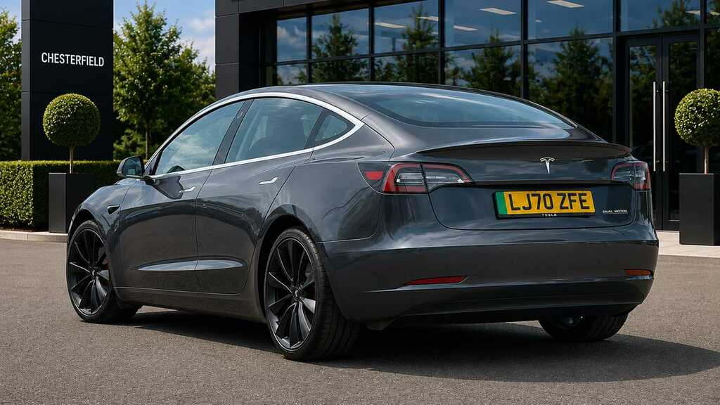 Tesla Model 3 Performance Awd Performance Upgrade 202 LJ70ZFE Silver #2