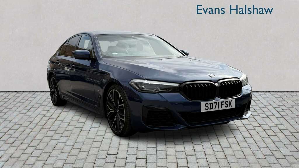 BMW 5 Series 520D Mht M Sport Step 2021 Blue