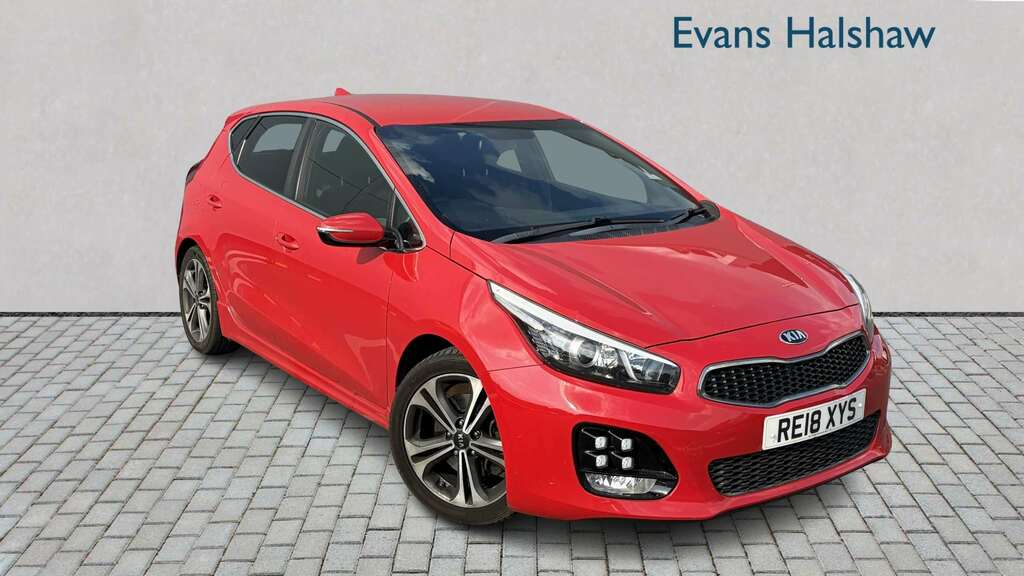 Kia Ceed 1.6 Crdi Isg Gt-line 2018 Red