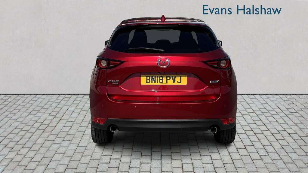 Mazda CX-5 2.2D 175 Sport Nav Awd 2018 BN18PVJ Red #5