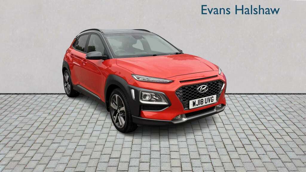 Hyundai Kona 1.0T Gdi Blue Drive Premium Se 2018 Orange
