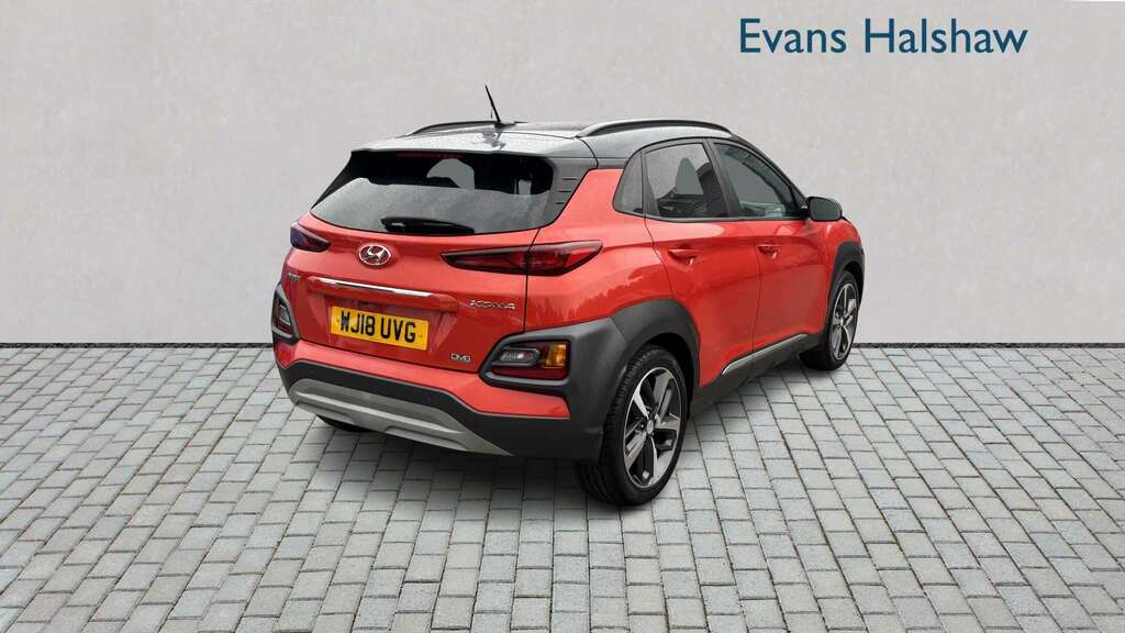 Hyundai Kona 1.0T Gdi Blue Drive Premium Se 2018 WJ18UVG Orange #4