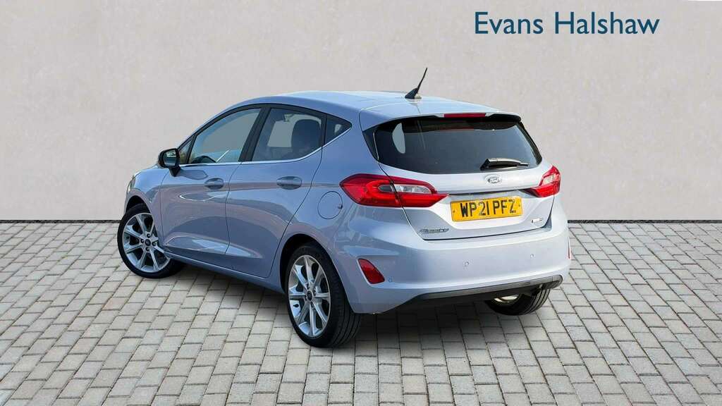 Ford Fiesta 1.0 Ecoboost Hybrid Mhev 155 Titanium X 2021 WP21PFZ Blue #3