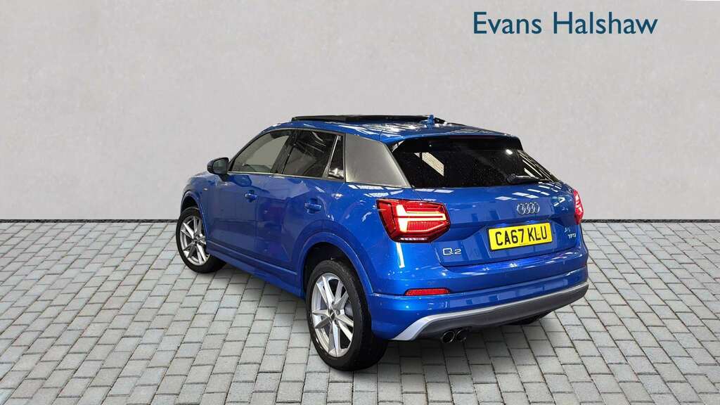 Audi Q2 1.4 Tfsi S Line Tech Pack 2018 CA67KLU Blue #2