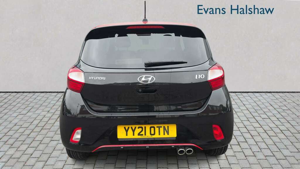 Hyundai I10 1.0 T-gdi N Line 2021 YY21OTN Black #5