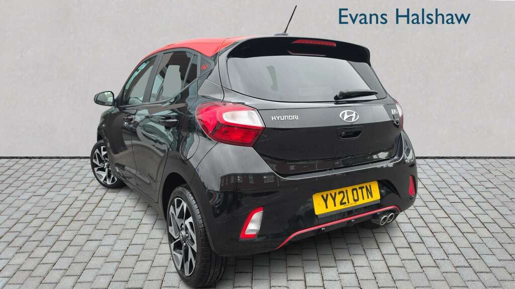 Hyundai I10 1.0 T-gdi N Line 2021 YY21OTN Black #2