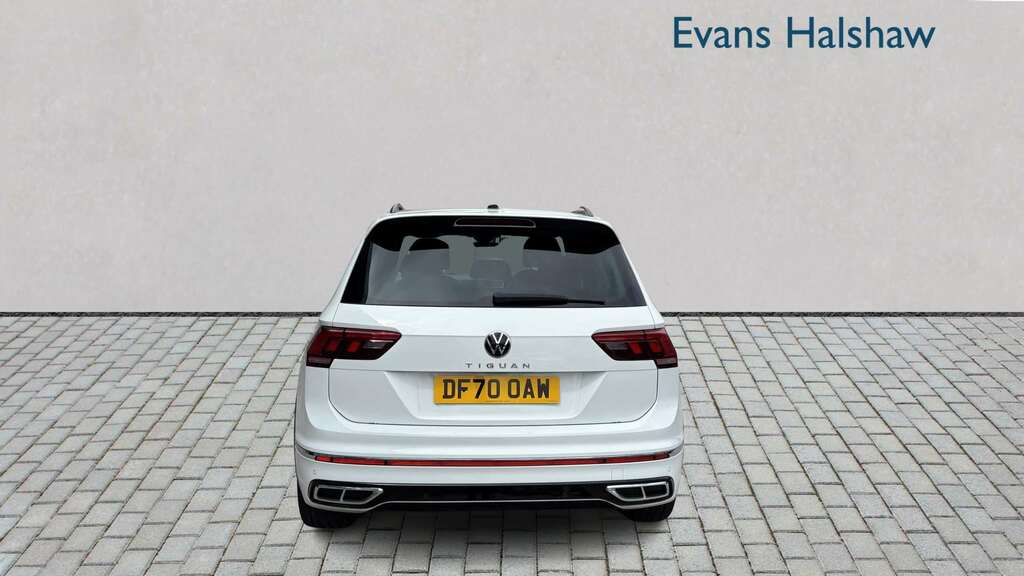 Volkswagen Tiguan 1.5 Tsi 150 R-line Dsg 2020 DF70OAW White #4