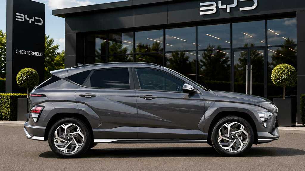 Hyundai Kona 1.6 Hybrid 138 N Line Dct 2026 EO26LVZ Grey #6