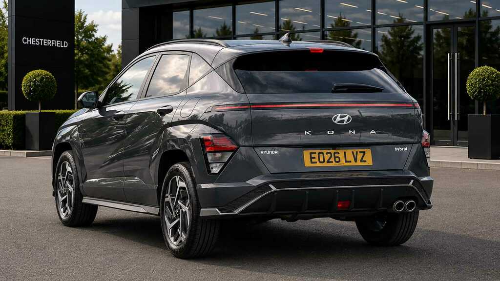 Hyundai Kona 1.6 Hybrid 138 N Line Dct 2026 EO26LVZ Grey #2