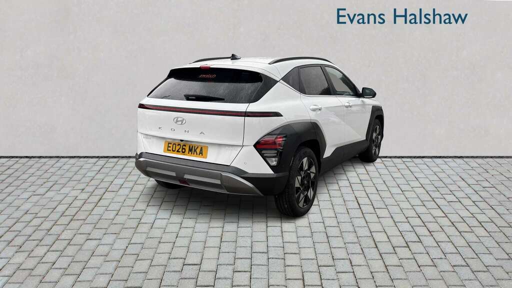 Hyundai Kona 1.6 Hybrid 138 Ultimate Dct 2026 EO26MKA White #4