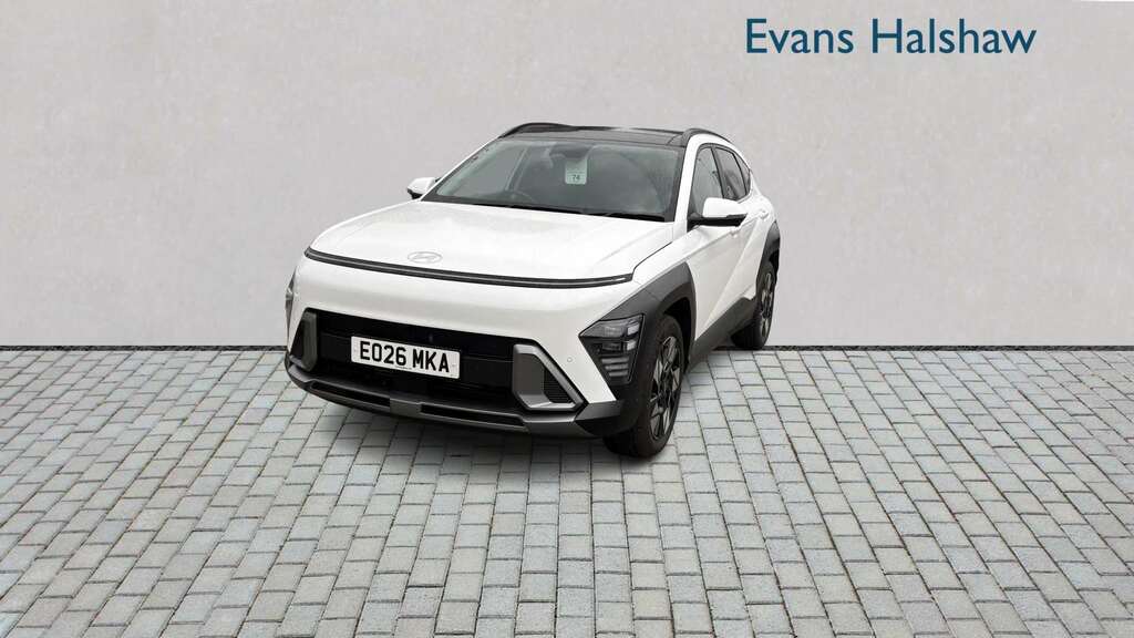 Hyundai Kona 1.6 Hybrid 138 Ultimate Dct 2026 EO26MKA White #2