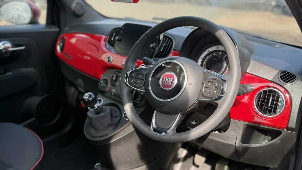 Fiat 500 1.0 Mild Hybrid Red Grey #5