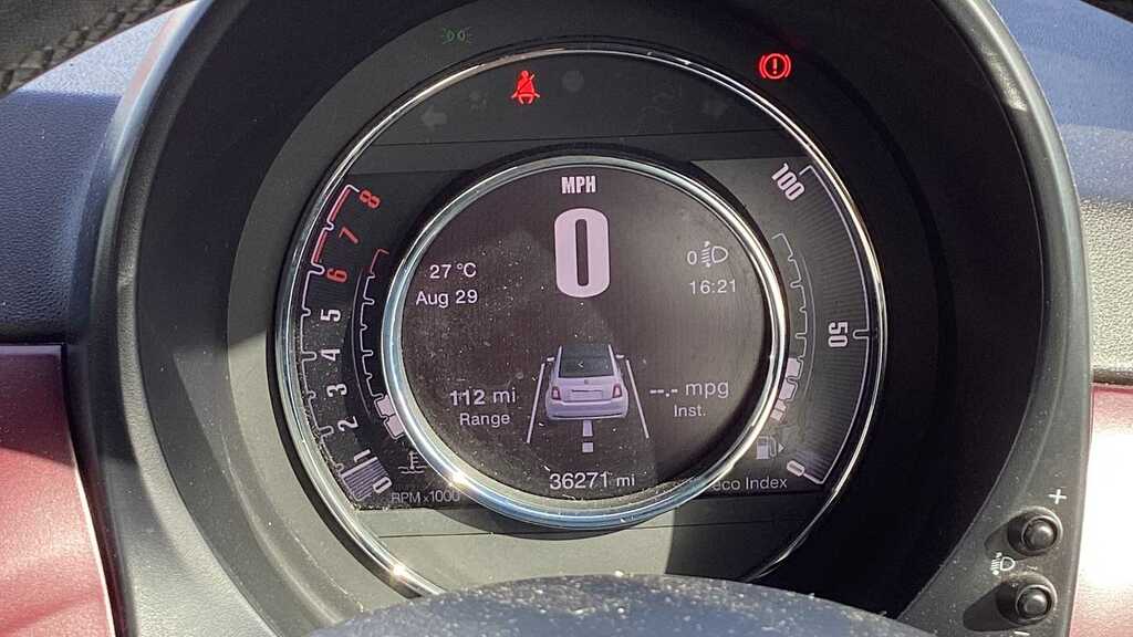 Fiat 500 1.2 Lounge Dualogic 69 Bhp Grey #7