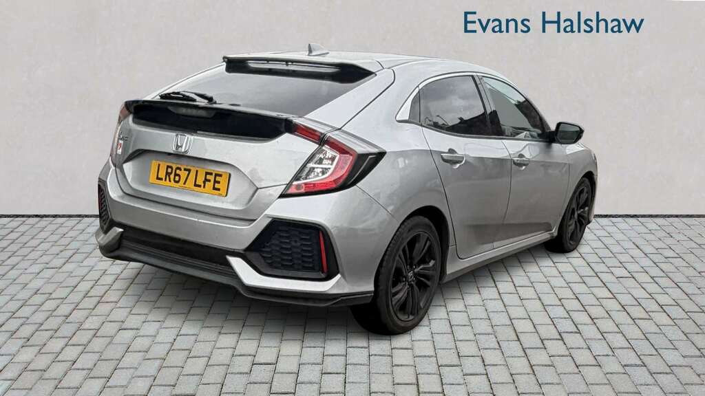 Honda Civic 1.0 Vtec Turbo Sr 2017 Silver #4