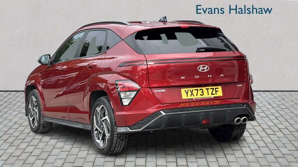Hyundai Kona 1.6 Gdi Hybrid N Line Dct 2023 Red #2