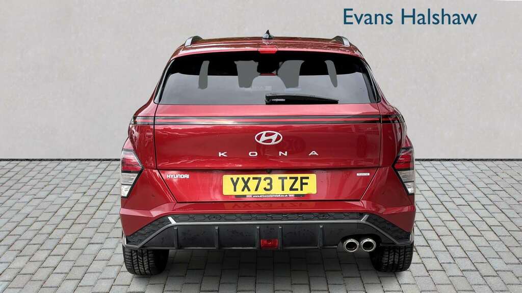 Hyundai Kona 1.6 Gdi Hybrid N Line Dct 2023 Red #3