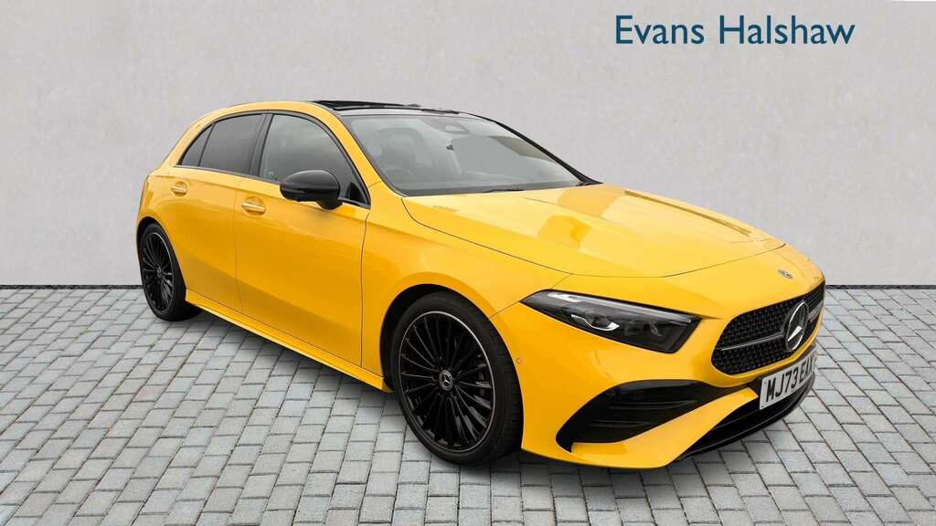 Mercedes-Benz A Class A200 Exclusive Launch Edition 2023 MJ73EAX Yellow