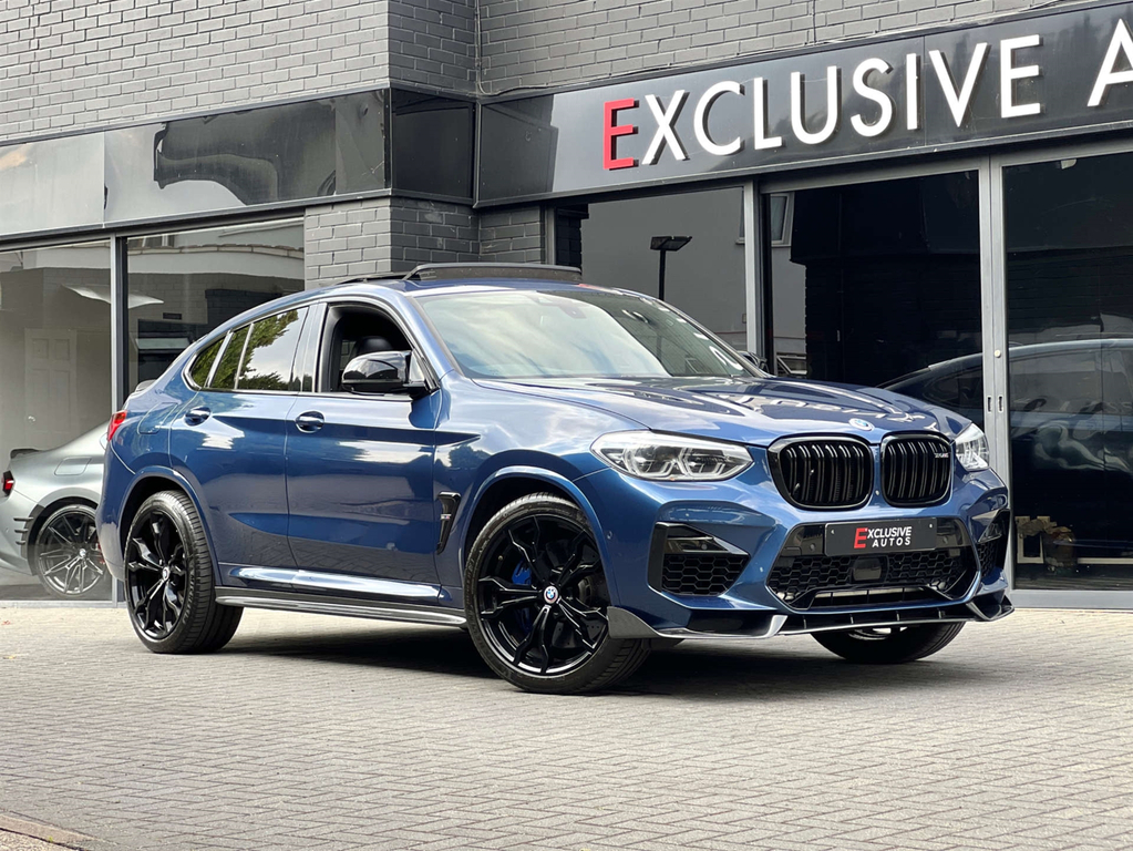 BMW X4 M Competition Suv Bodykit Pan Roof Hud Hk Blue