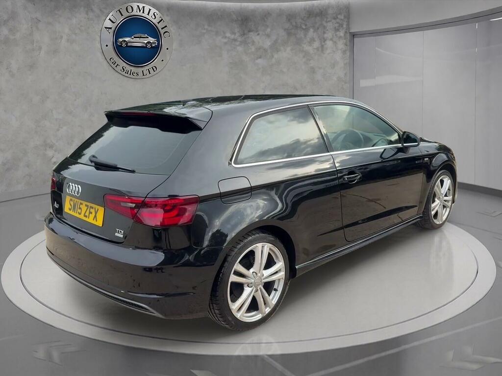 Audi A3 1.6 Tdi S Line Euro 6 Ss SW15ZFX Black #6