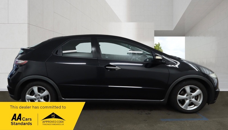 Honda Civic 1.8 I-vtec Se Hatchback Black #5