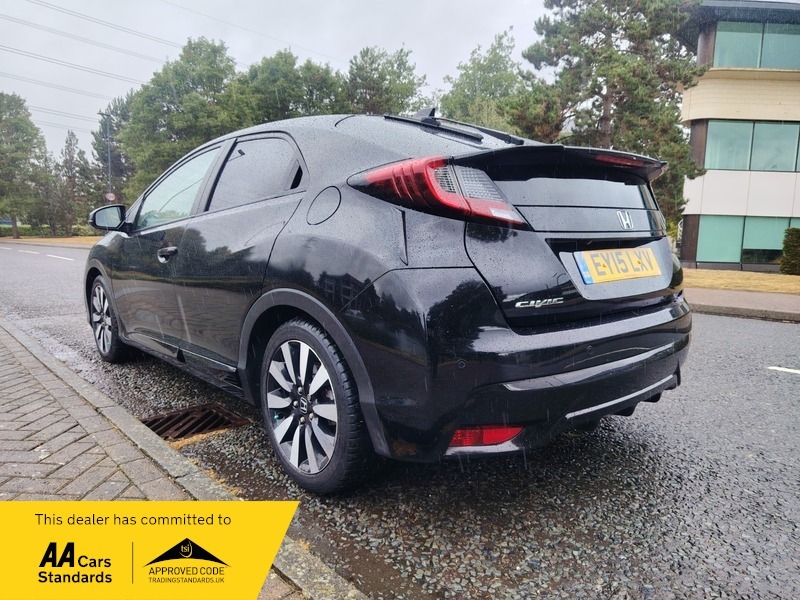 Honda Civic 1.8 I-vtec Sr Hatchback Black #5