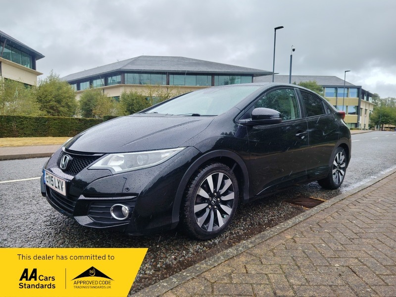 Honda Civic 1.8 I-vtec Sr Hatchback Black #3